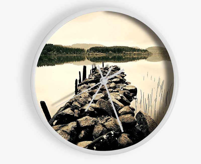 Rock Dock Clock - Wallart-Direct UK