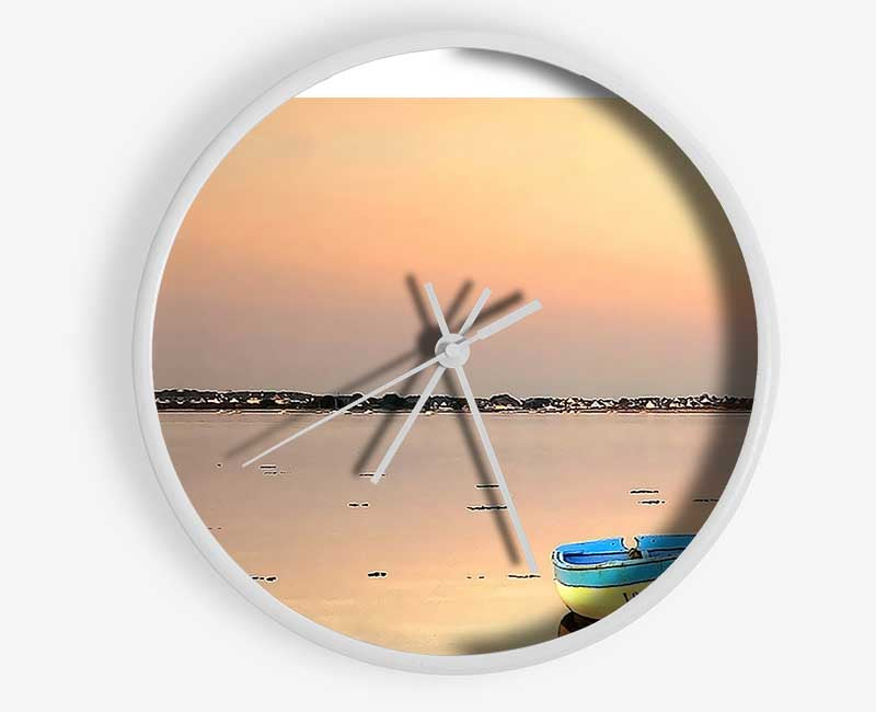 Forgotten Boat Clock - Wallart-Direct UK