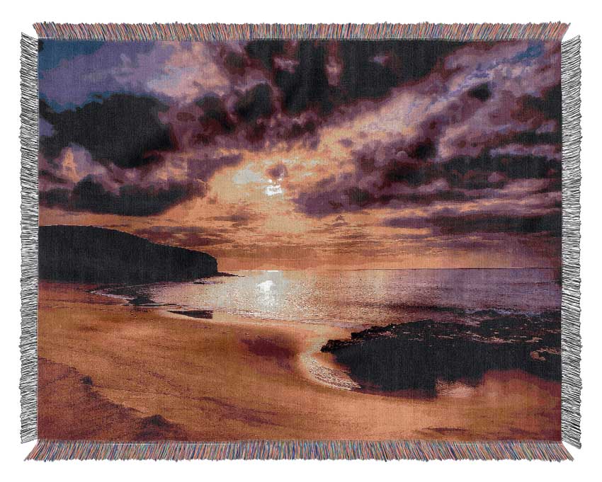 Beautiful Beach Woven Blanket