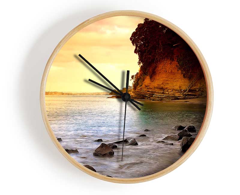 Beach Stairs To Heaven Clock - Wallart-Direct UK