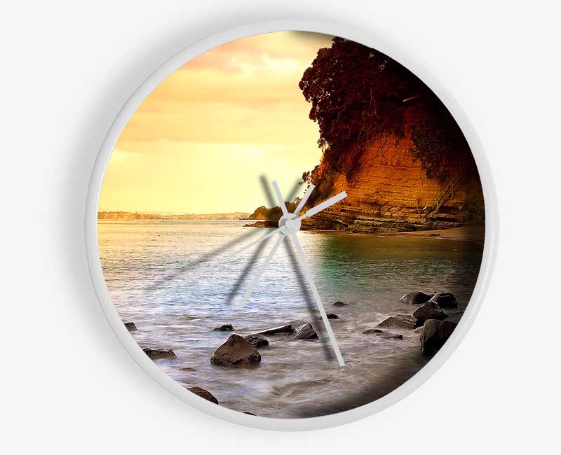 Beach Stairs To Heaven Clock - Wallart-Direct UK