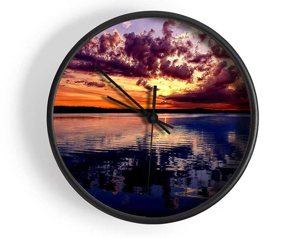 Amazing Dusk Clock - Wallart-Direct UK