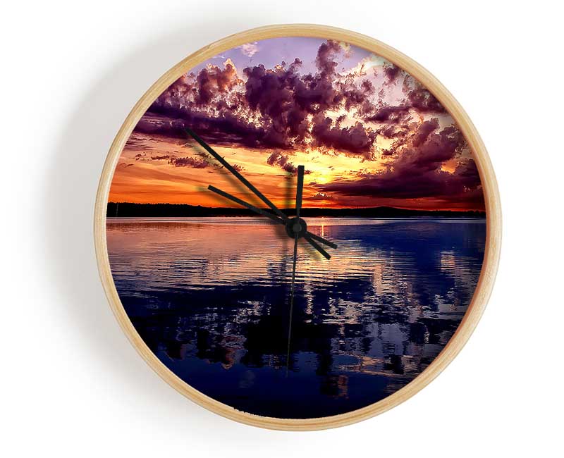 Amazing Dusk Clock - Wallart-Direct UK