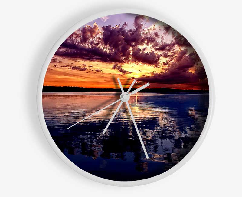 Amazing Dusk Clock - Wallart-Direct UK