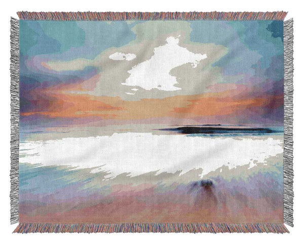 Movement Of The Ocean Sand Woven Blanket