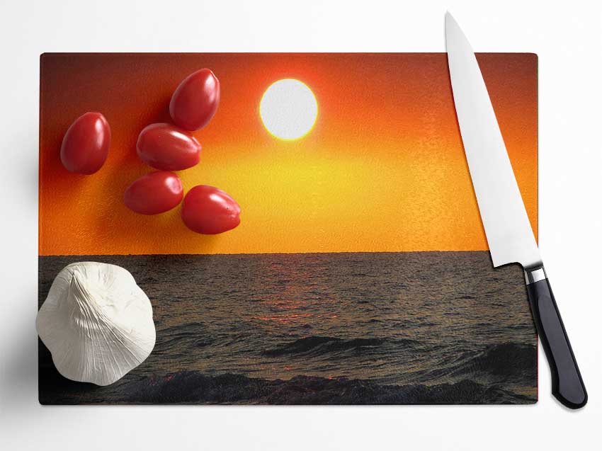 Caspian Sea Glass Chopping Board