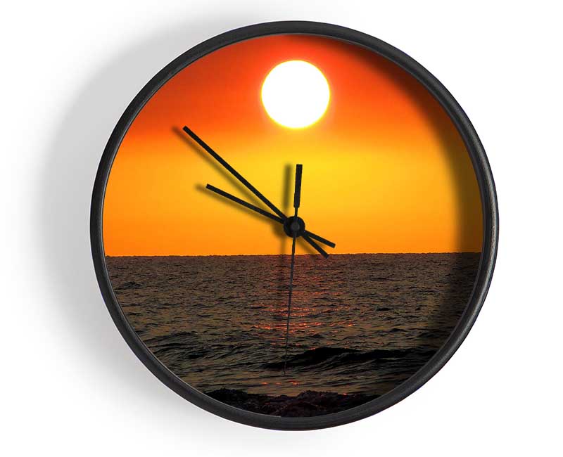 Caspian Sea Clock - Wallart-Direct UK