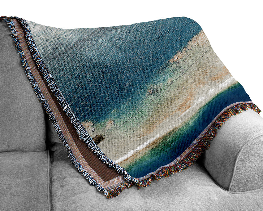 Garda Lake Italy Woven Blanket