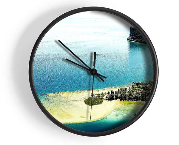 Garda Lake Italy Clock - Wallart-Direct UK