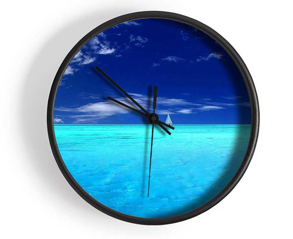 Ocean Sailboat Duo Clock - Wallart-Direct UK