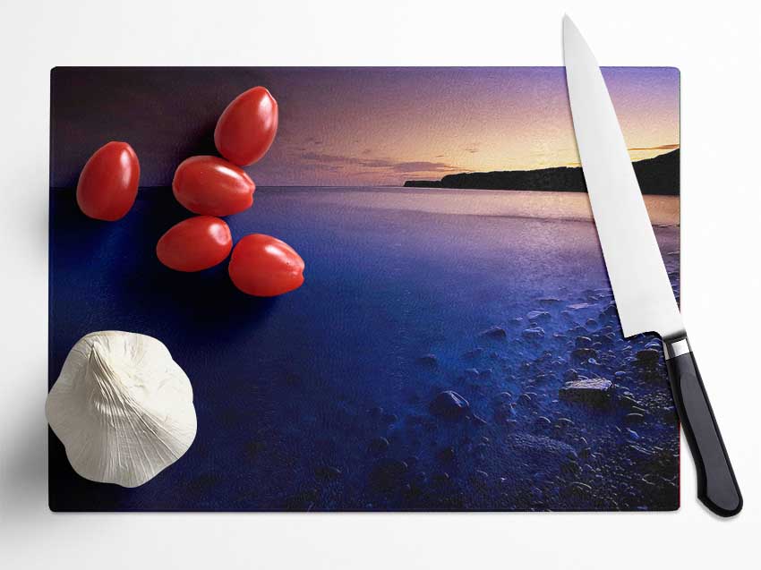 Kimmeridge Bay Glass Chopping Board