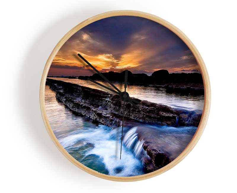 Taiwan Sunrise Clock - Wallart-Direct UK