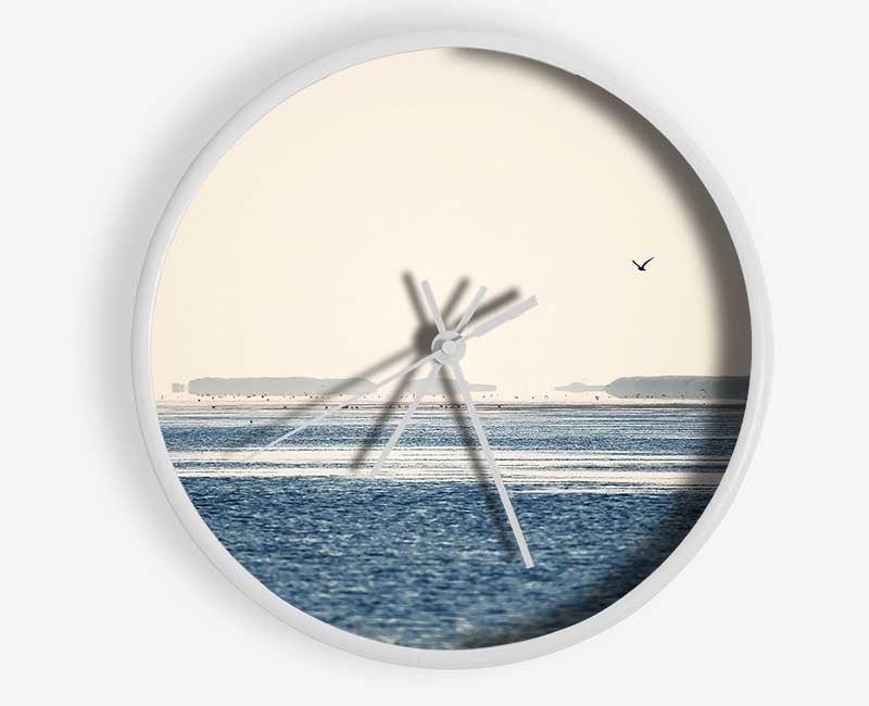 Morning Sea Bird Clock - Wallart-Direct UK