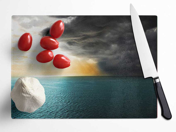 Sea Storm Glass Chopping Board