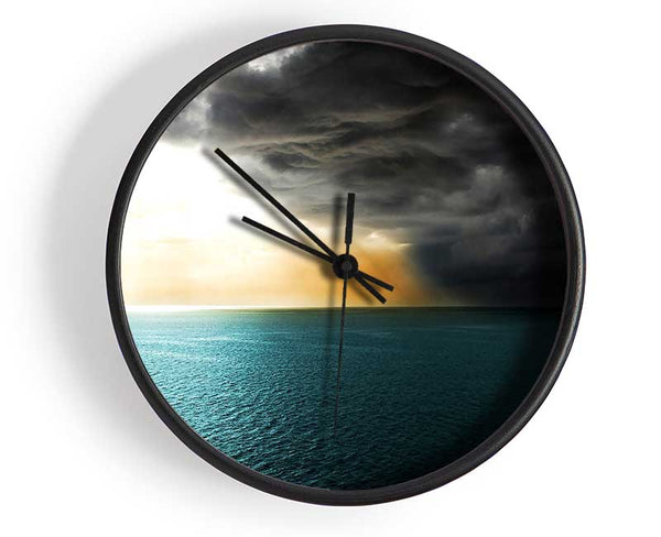 Sea Storm Clock - Wallart-Direct UK