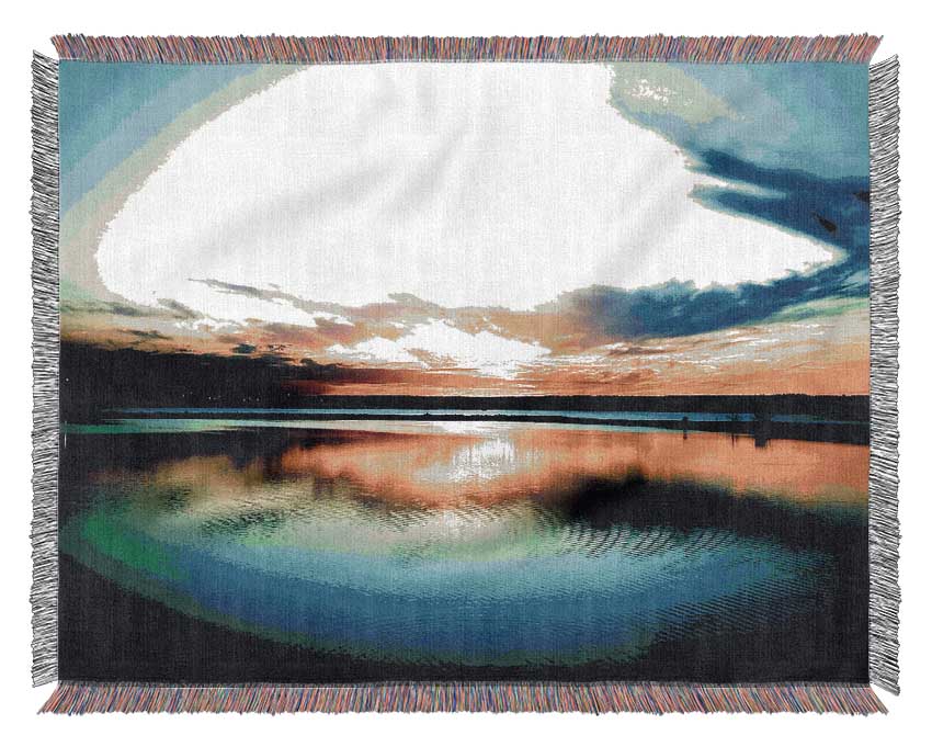 Sky Reflection Woven Blanket