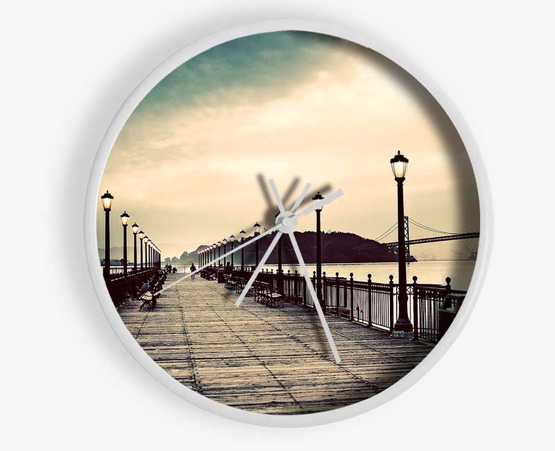 Promenade Storms Clock - Wallart-Direct UK