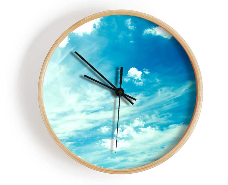 Blue Sky Clock - Wallart-Direct UK