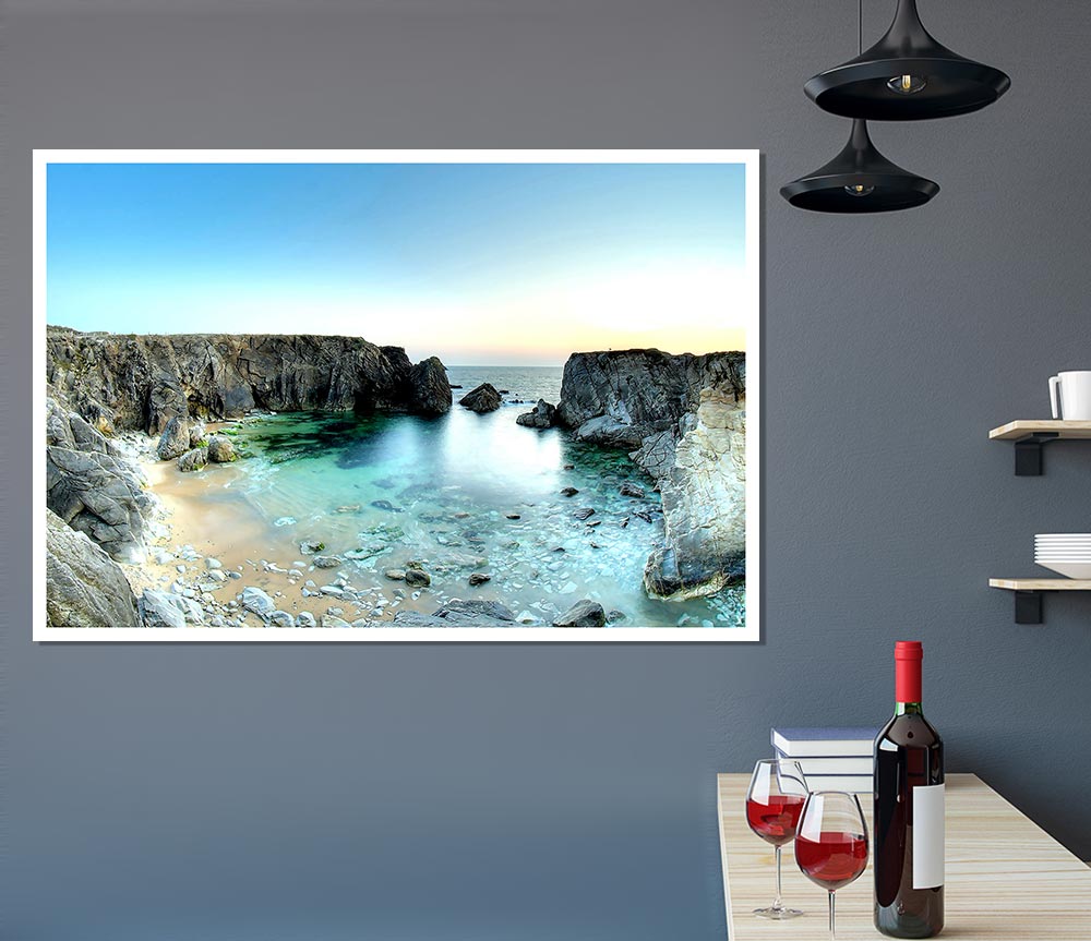 Wild Coast Peninsula Print Poster Wall Art