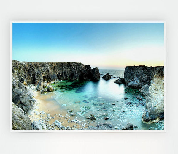 Wild Coast Peninsula Print Poster Wall Art