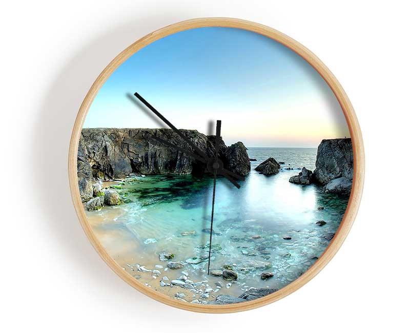 Wild Coast Peninsula Clock - Wallart-Direct UK