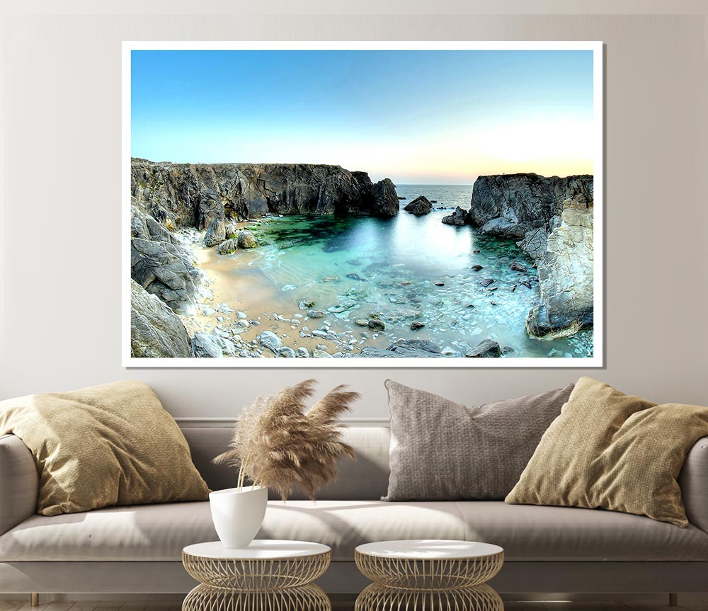 Wild Coast Peninsula Print Poster Wall Art