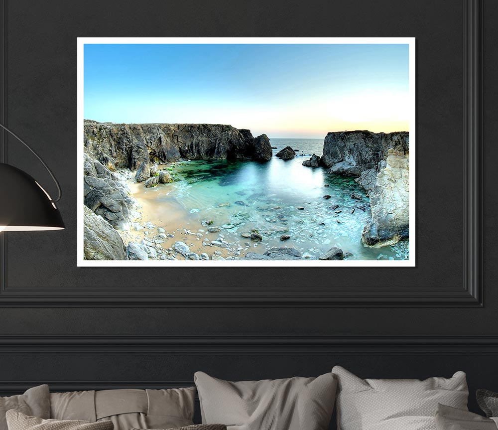 Wild Coast Peninsula Print Poster Wall Art