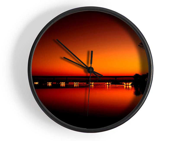 Dubai Night Clock - Wallart-Direct UK