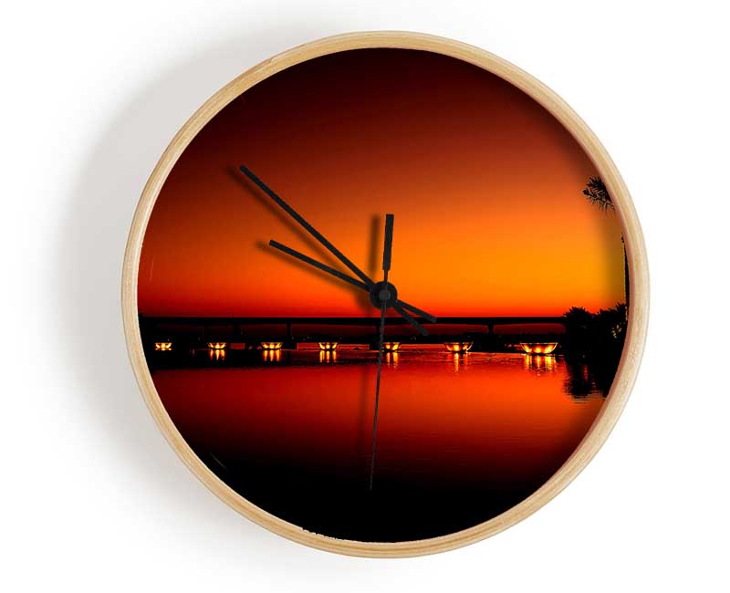 Dubai Night Clock - Wallart-Direct UK