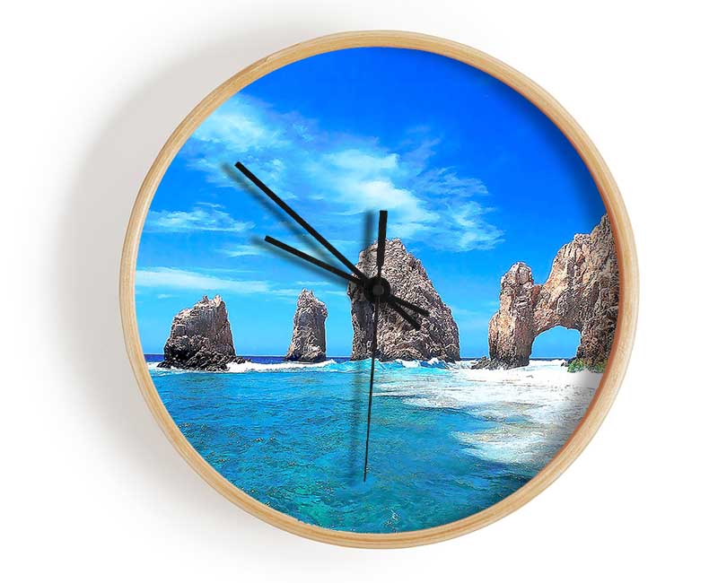 Cabo San Lucas Mexico Clock - Wallart-Direct UK