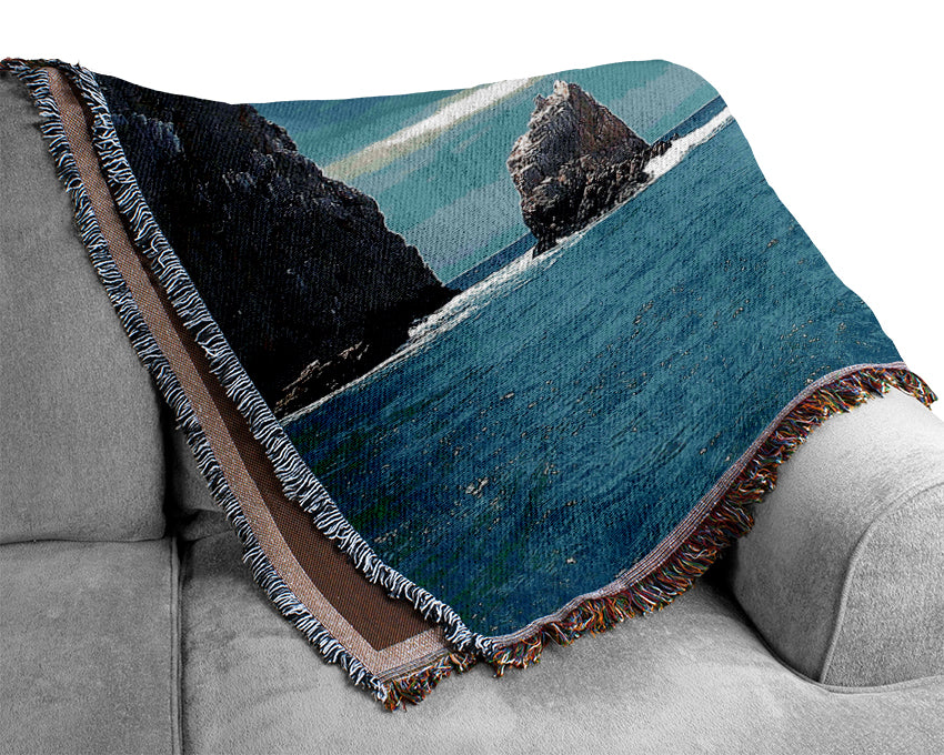 Cabo San Lucas Mexico Woven Blanket