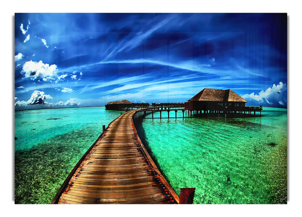 Paradise Hideaway Seascape Canvasb