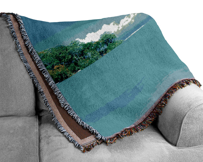 Tranquil Paradise Woven Blanket