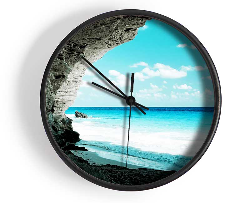 Paradise Ocean Hideaway Clock - Wallart-Direct UK