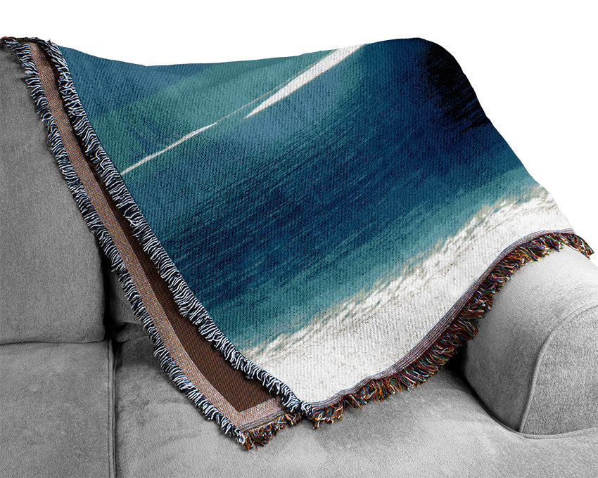 Paradise Island Under The Moon Woven Blanket