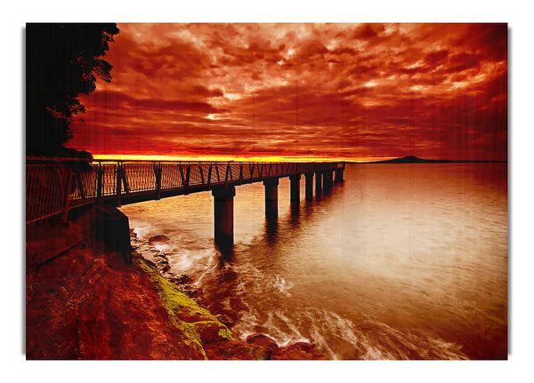 Bridge Over The Ocean Orange