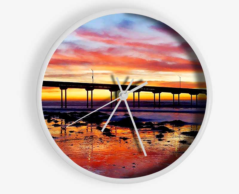 Piers First Light Clock - Wallart-Direct UK