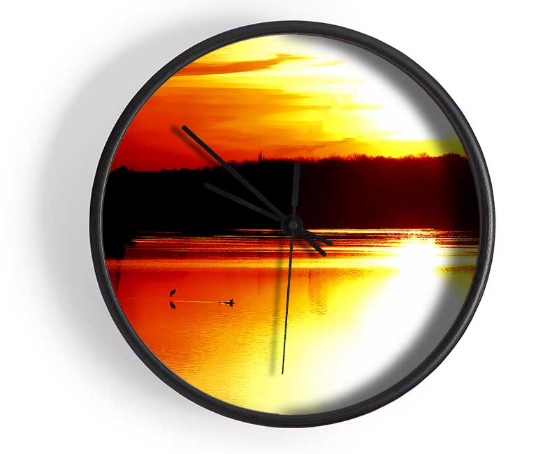 Sunlight Reflections Clock - Wallart-Direct UK