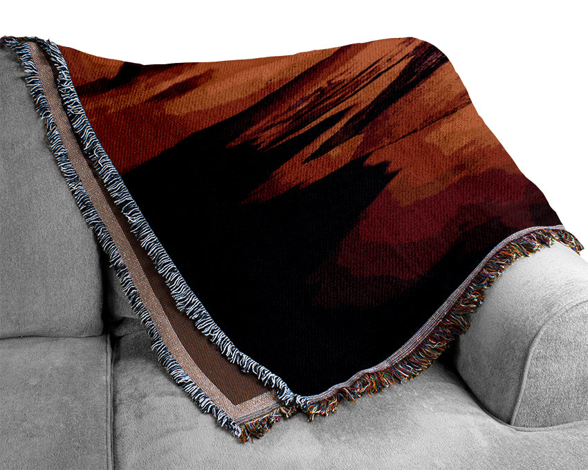 Australian Sunset Woven Blanket