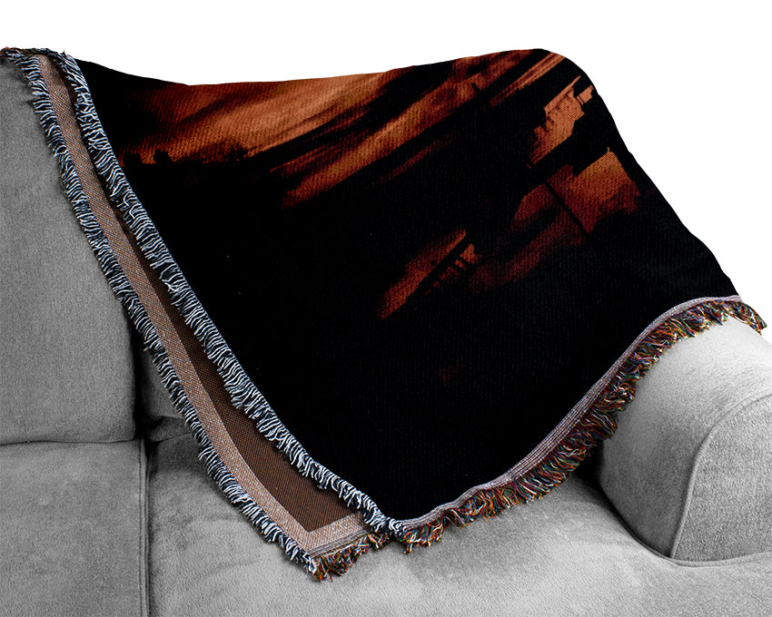 Piers Fire Glow Woven Blanket