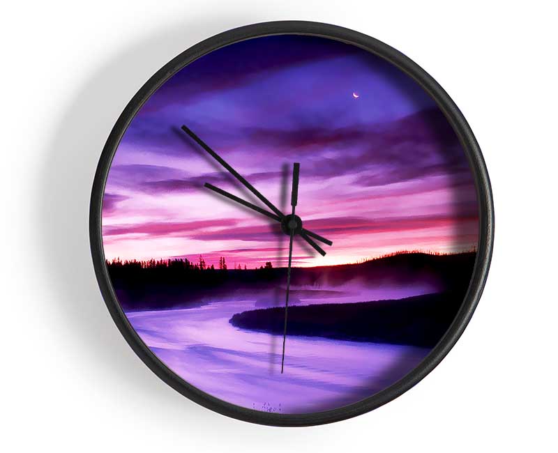 Mystical River Clock - Wallart-Direct UK