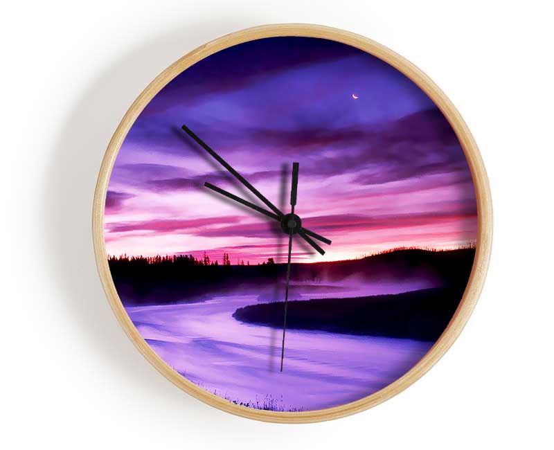 Mystical River Clock - Wallart-Direct UK