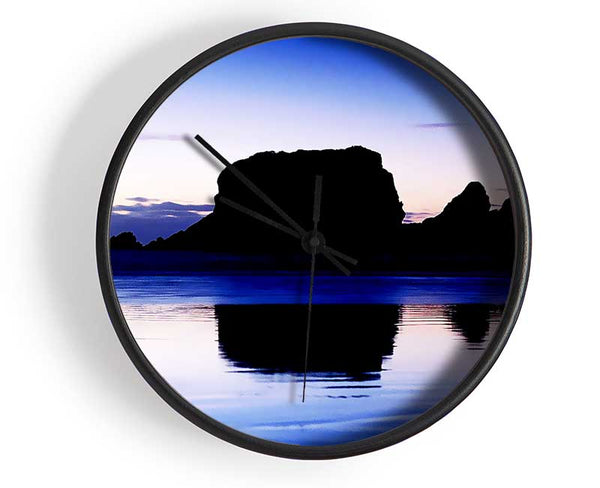 Moonlit Ocean Reflection Clock - Wallart-Direct UK