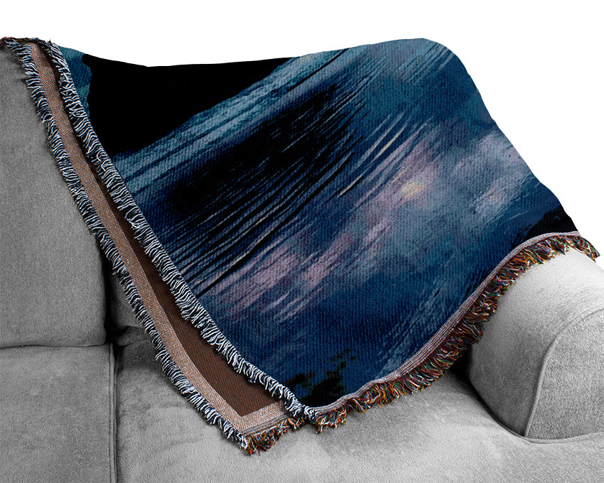 Blue Calm Woven Blanket