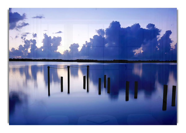 Tranquil Blue Lake