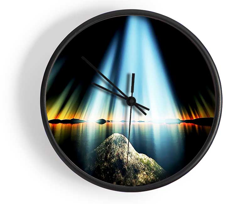 The Sun Rays Of God Clock - Wallart-Direct UK