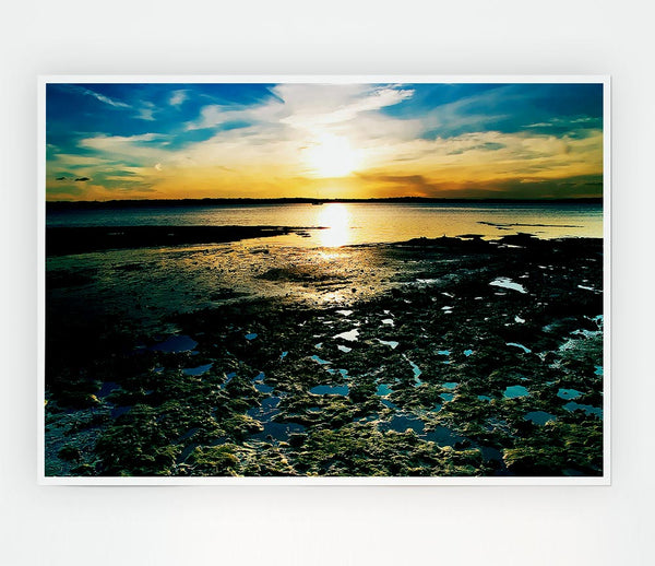 Where The Ocean Stops Print Poster Wall Art