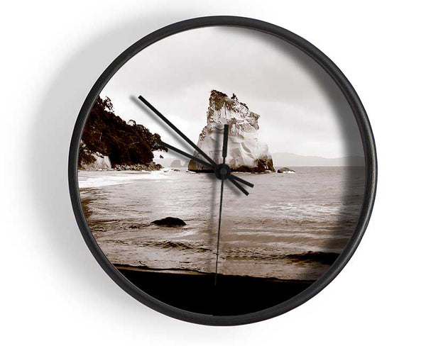 Oceans Gateway Chocolate Clock - Wallart-Direct UK