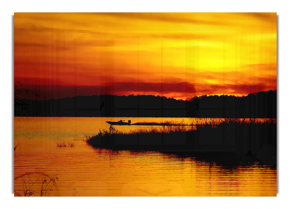 Tranquil Orange Waters