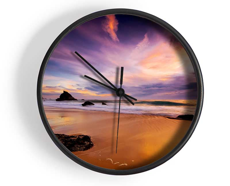 Storm Cloud Ocean Clock - Wallart-Direct UK